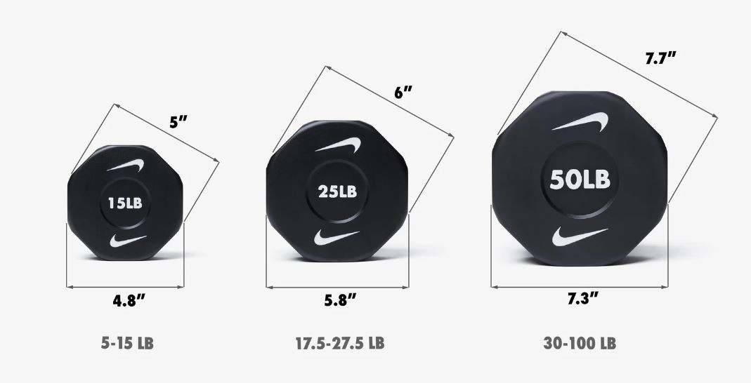 Nike Strength Pro Urethane Dumbbells